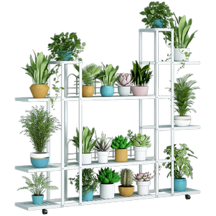 花架子多层客厅落地式置物架阳台布置铁艺简约现代多肉绿萝花盆架