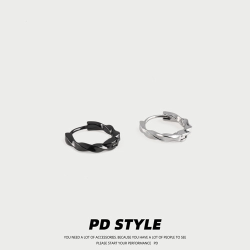 PDSTYLE莫比乌斯耳环男女生简约