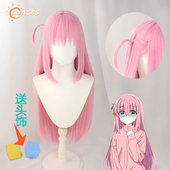 SUNCOS后藤独cos假发动漫孤独摇滚嫩粉后藤一里 波奇酱假毛有头饰
