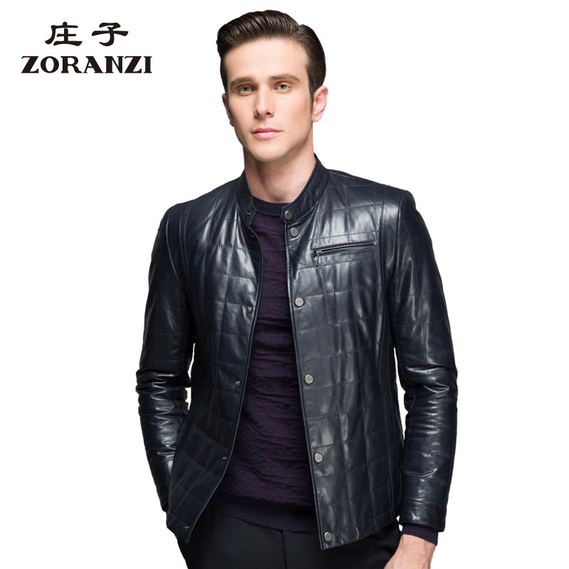 ZORANZI庄子商务休闲皮衣夹克