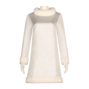 星期三cos服 亚当斯一家小狼女伊妮德cos连体裙cosplay万圣节服装