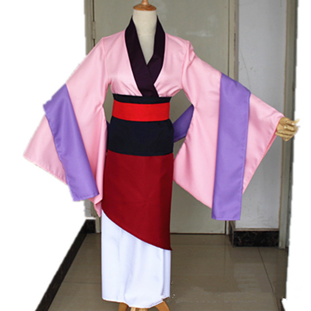 花木兰电影同款衣服小孩成人COS扮演花木兰演出服全身套装动漫女