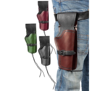 中世纪文艺复兴战士腰挂PU皮枪套舞台剧表演COSPLAY道具