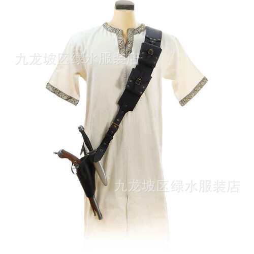 欧洲中世纪手编复古剑套装户外击剑背带包包小包cosplay道具