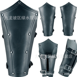 蒸汽朋克新款中世纪复古男士护腕拼接铆钉皮带扣护具cosplay道具
