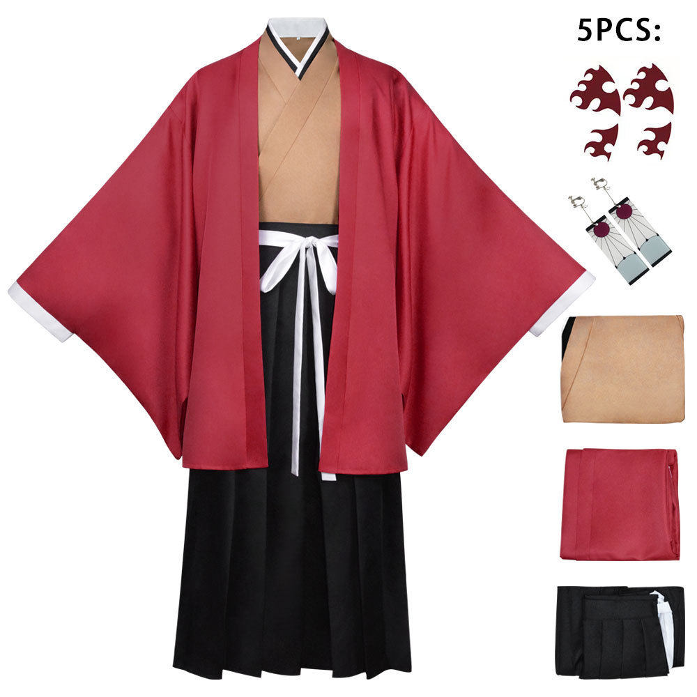 新款 鬼灭之刃play服装继国缘一cos服日之呼吸剑士全套动漫服现货