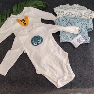 早产儿衣服双胞胎爬服初生婴儿偏襟包屁衣春秋纯棉新生儿三角哈衣