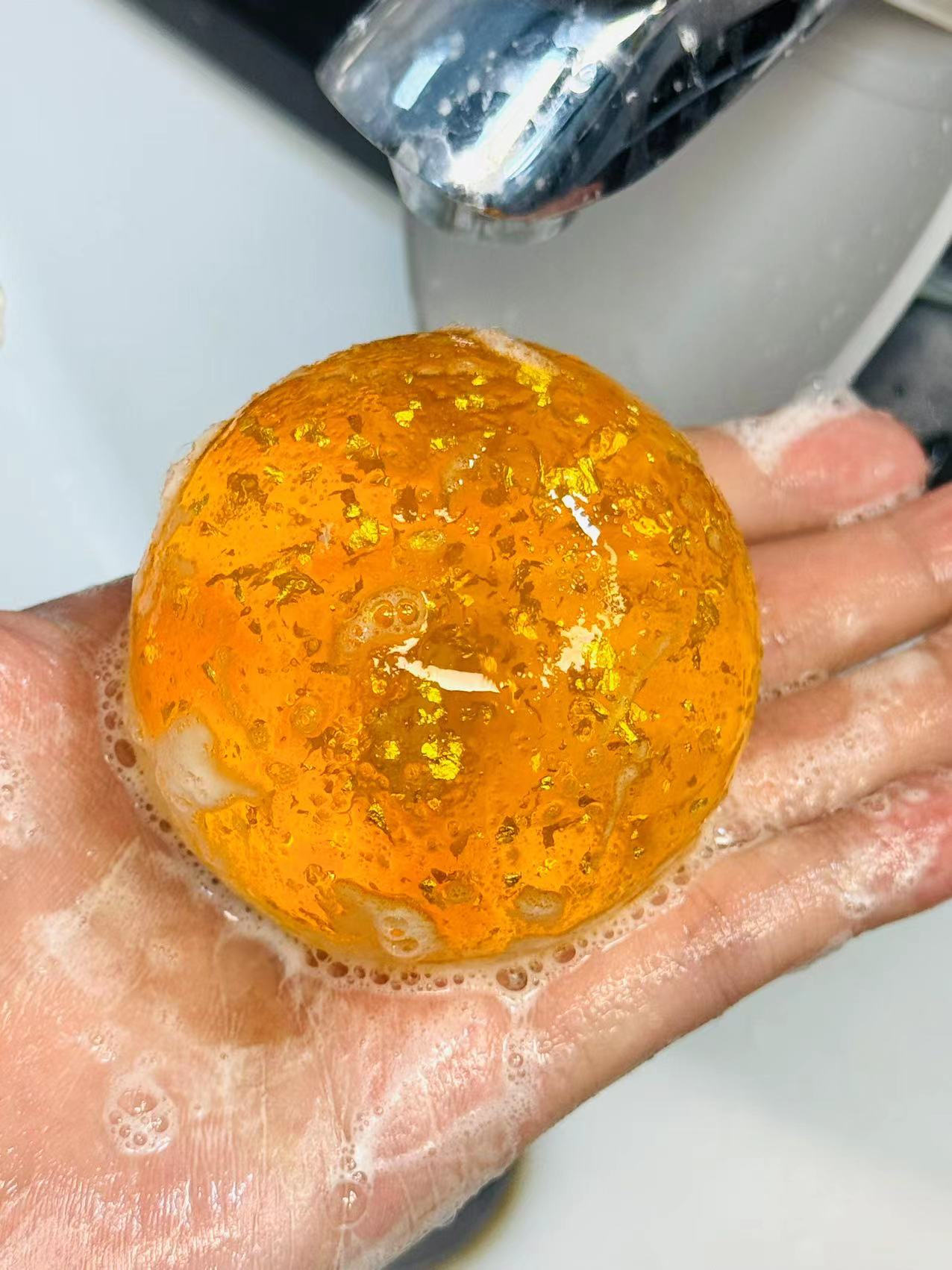 金箔手工皂黛缇美天然手工皂粉刺闭口控油洁面洗脸皂祛痘淡化痘印