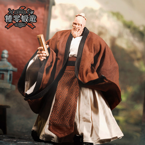 【精零锻造 现】Romankey1/12超可动男素体 大块头 孔子 布衣儒服