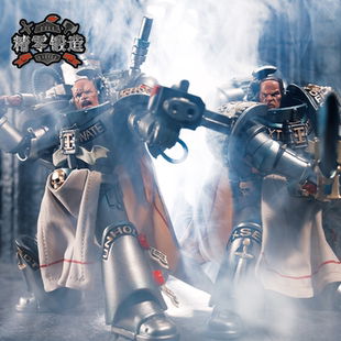 【精零锻造 现货】JOYTOY 暗源 战锤40k 1:18 灰骑士突击小队披风