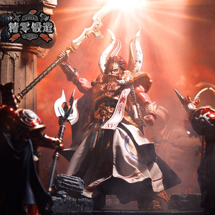 【精零锻造】暗源战锤30K手办红魔马格努斯十五军团基因原体披风