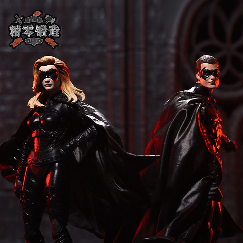 【清仓】麦克法兰 DC 蝙蝠侠与罗宾 蝙蝠女自制披风DIY