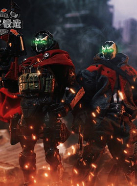 【精零锻造 现】1/12 麦克法兰 再生侠cod联名 战术披风 潮服套装