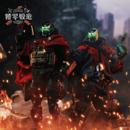 【精零锻造 现】1/12 麦克法兰 再生侠cod联名 战术披风 潮服套装