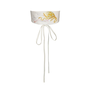 饰宽腰带女 束腰收腹流苏装 CASA新款 定制云扇刺绣腰封绑带复古日式