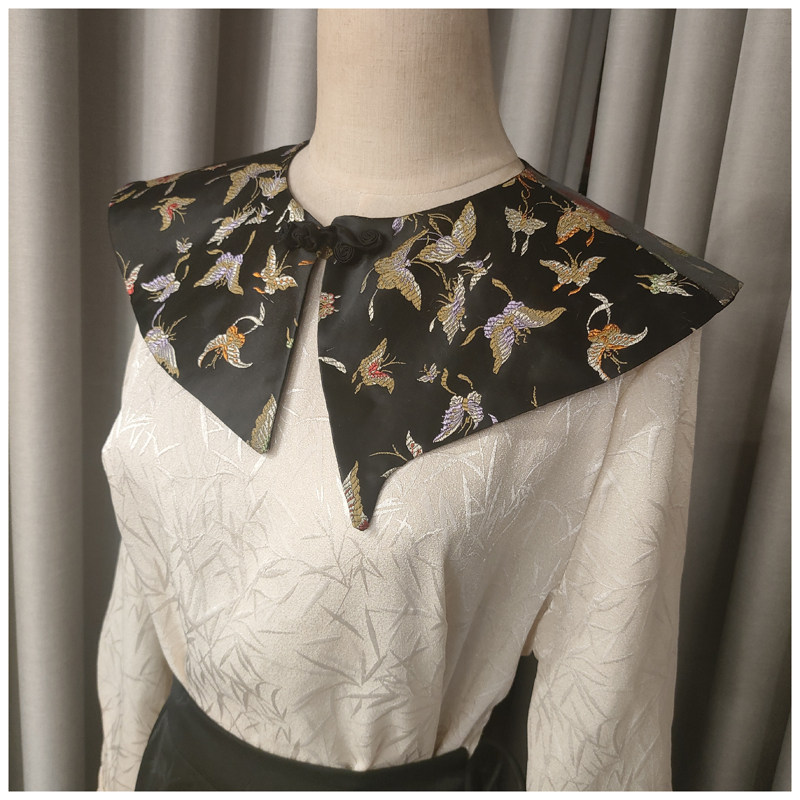 新中式复古国风外搭假领子盘扣云肩衣领花边装饰披肩女装洋气国潮,服饰配件/皮带/帽子/围巾,假领,淘宝优惠券,粉丝福利购,淘宝优惠卷