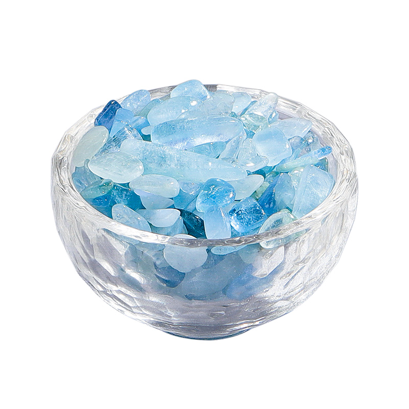 修曼茶罗宝石供曼扎宝石天然海蓝宝石七宝天然七宝石50g