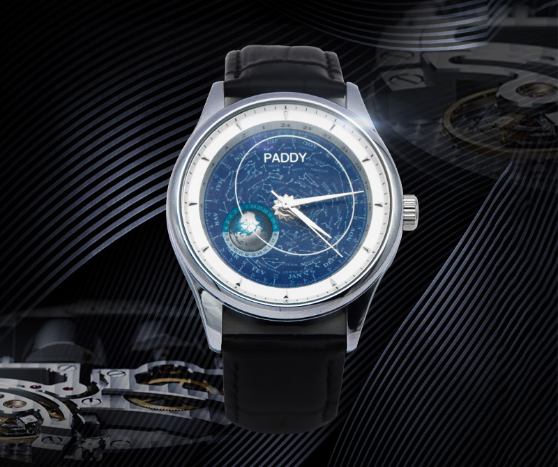 21世纪宇宙星空地球PADDY高档腕表