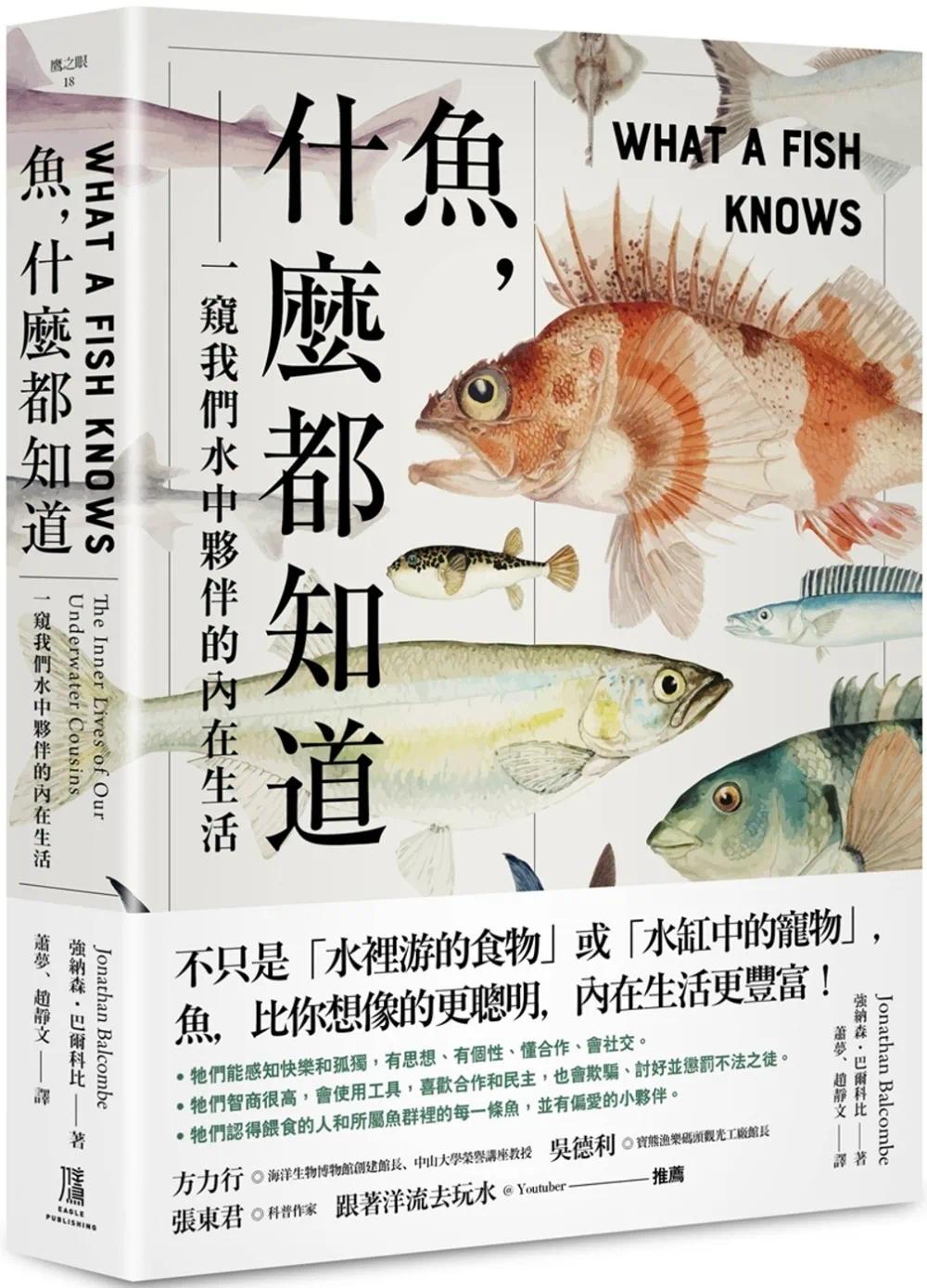 预售 鱼,什么都知道:一窥我们水中伙伴的内在生活 鹰出版 强纳森•巴尔科比