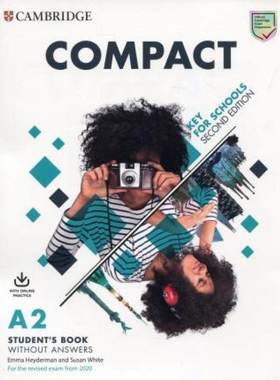 现货 英文原版 剑桥KET考试 Compact Key for Schools Student's Book Without Answers with Online Practice 学生书