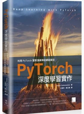 预售 Vishnu Subramanian PyTorch深度学习实作：利用PyTorch实际演练神经网路模型 博硕