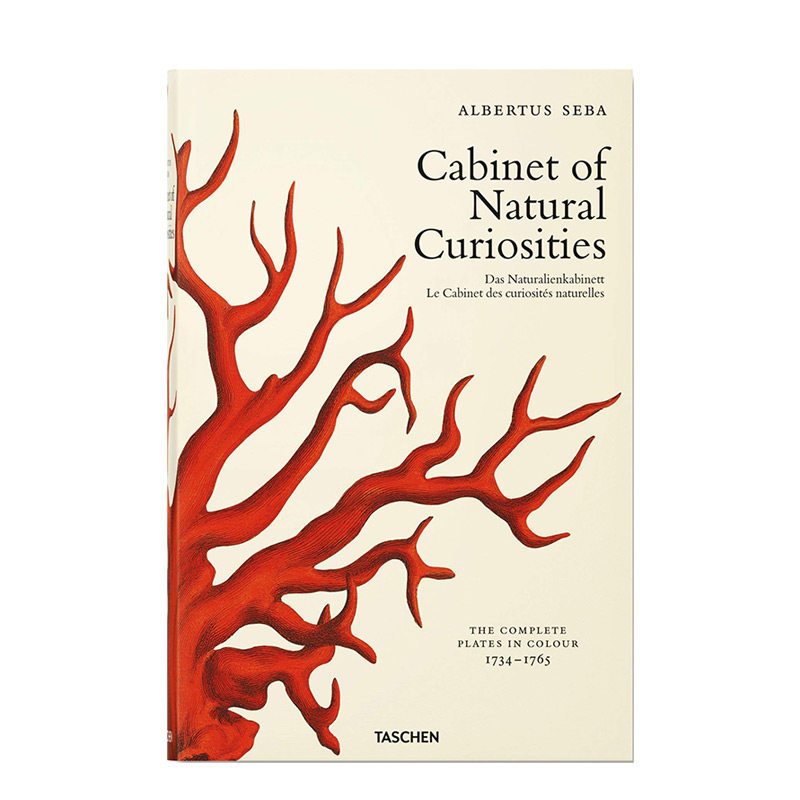 现货 英文原版Seba. Cabinet of Natural Curiosities西巴:自然珍品陈列柜英文原版 好奇柜珍奇柜进口艺术 天然的好奇心动植物图鉴