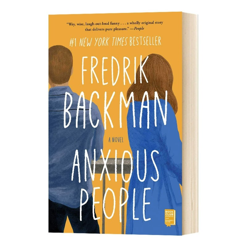 现货英文原版焦虑的人英文版弗雷德里克巴克曼焦虑的人们 Anxious People Fredrik Backman