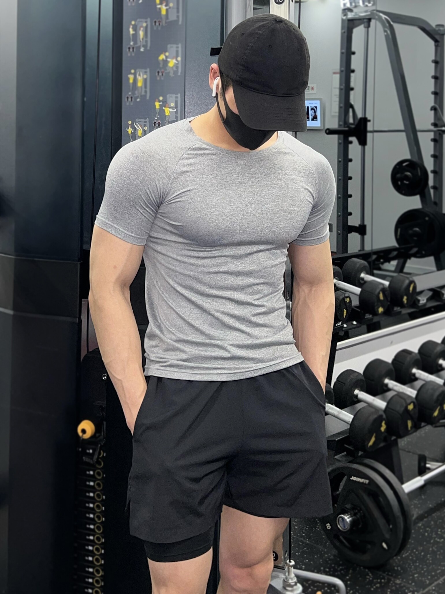 SHORT SLEEVE TIGHTS MENS SUMMER T-SHIRT QUICK-DRY EXERCISE YOGA RUNNING BASKETBALL TRAINING MUSCLE TOP FITNESS WEAR