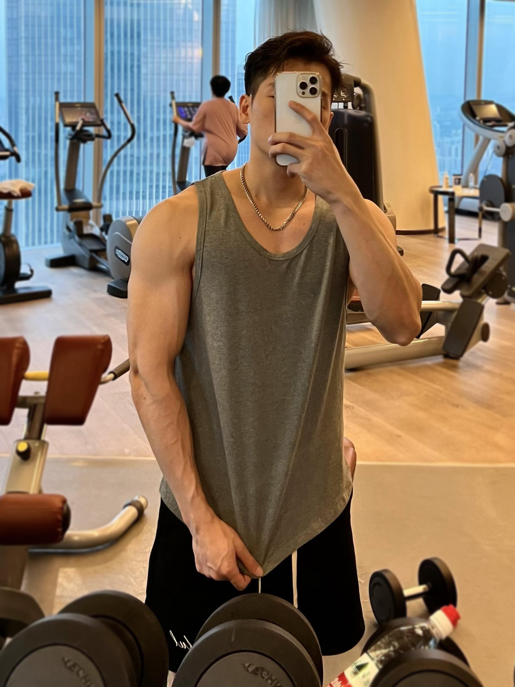 FITNESS VEST MENS SUMMER TRAINING LOOSE BASKETBALL RUNNING YOGA MUSCLE AMERICAN STRETCH TIDE SPORTSWEAR TOP