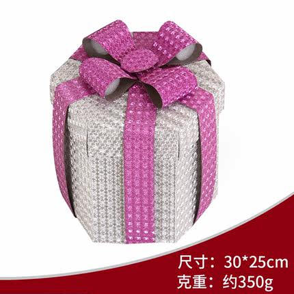 港恒圣诞节装饰礼物盒 酒店商场店铺圣诞节场景布置礼盒礼物包