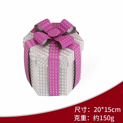 港恒圣诞节装饰礼物盒 酒店商场店铺圣诞节场景布置礼盒礼物包