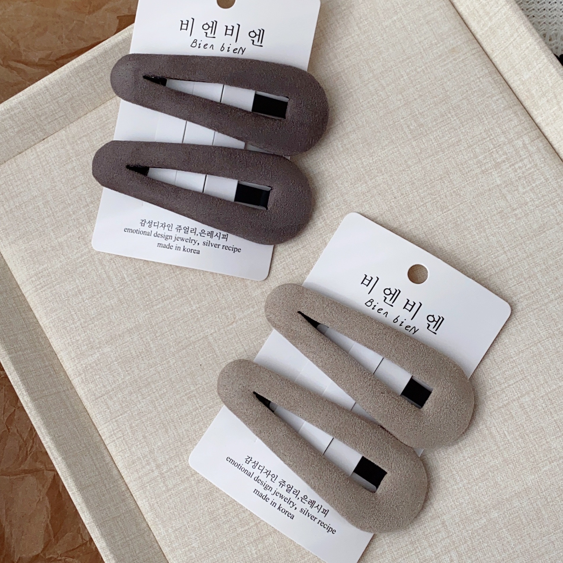 發家韩国东大门超大号丝绒发夹