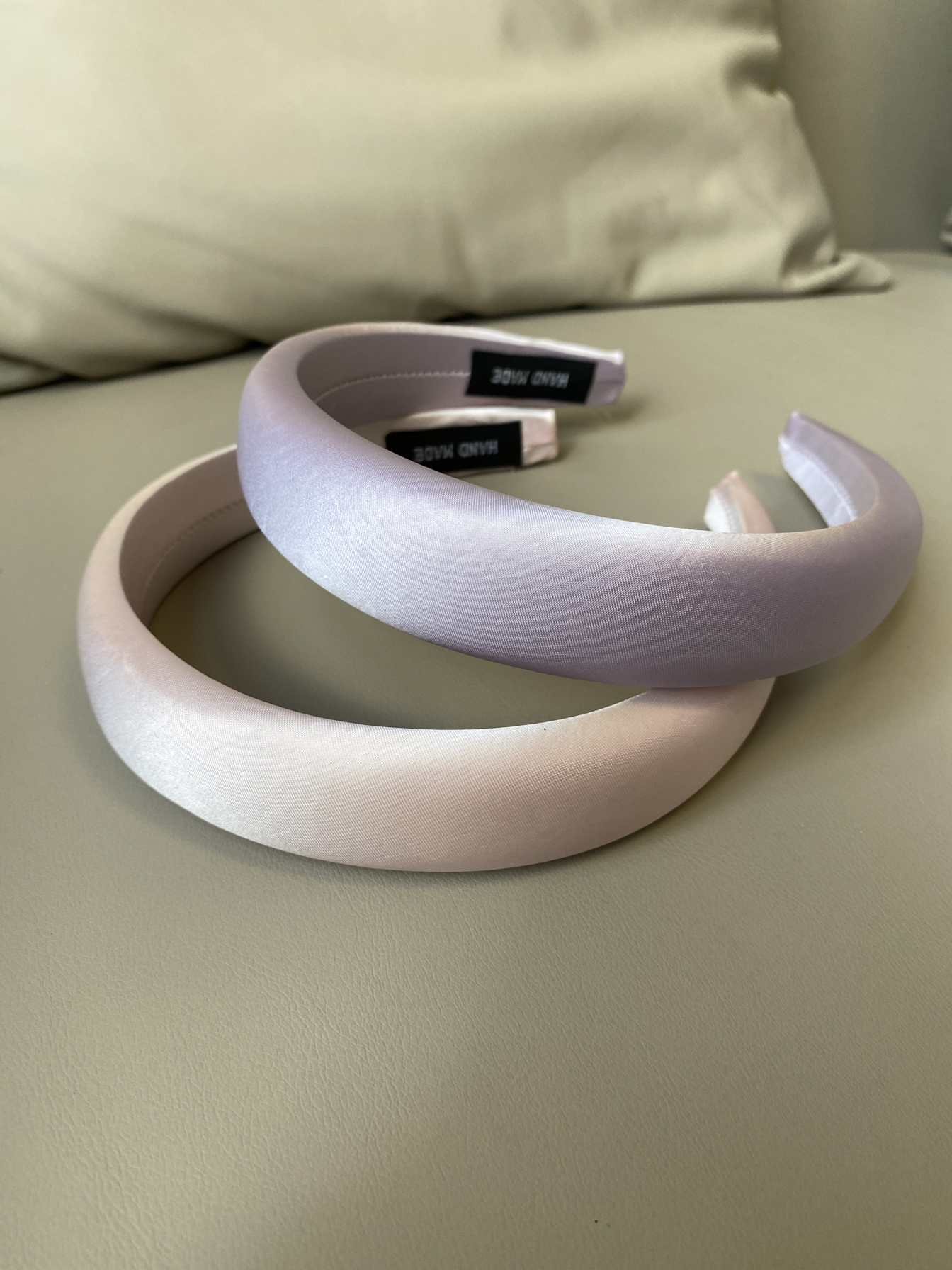 韩国进口高级感绸缎面发箍