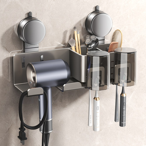 免打孔卫生间挂墙式牙刷置物架