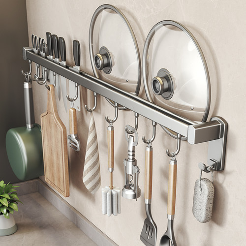厨房置物架免打孔壁挂式多功能