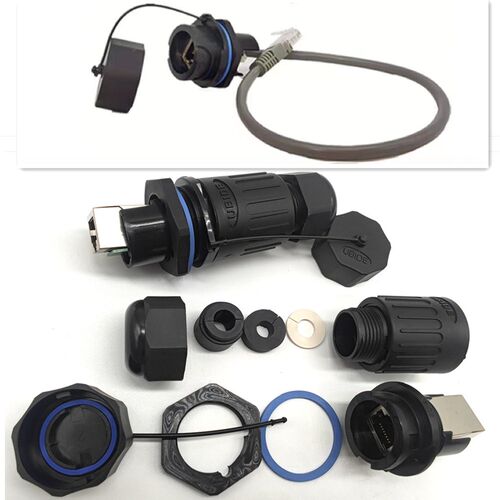weipu防水网络连接器YT-RJ45F71