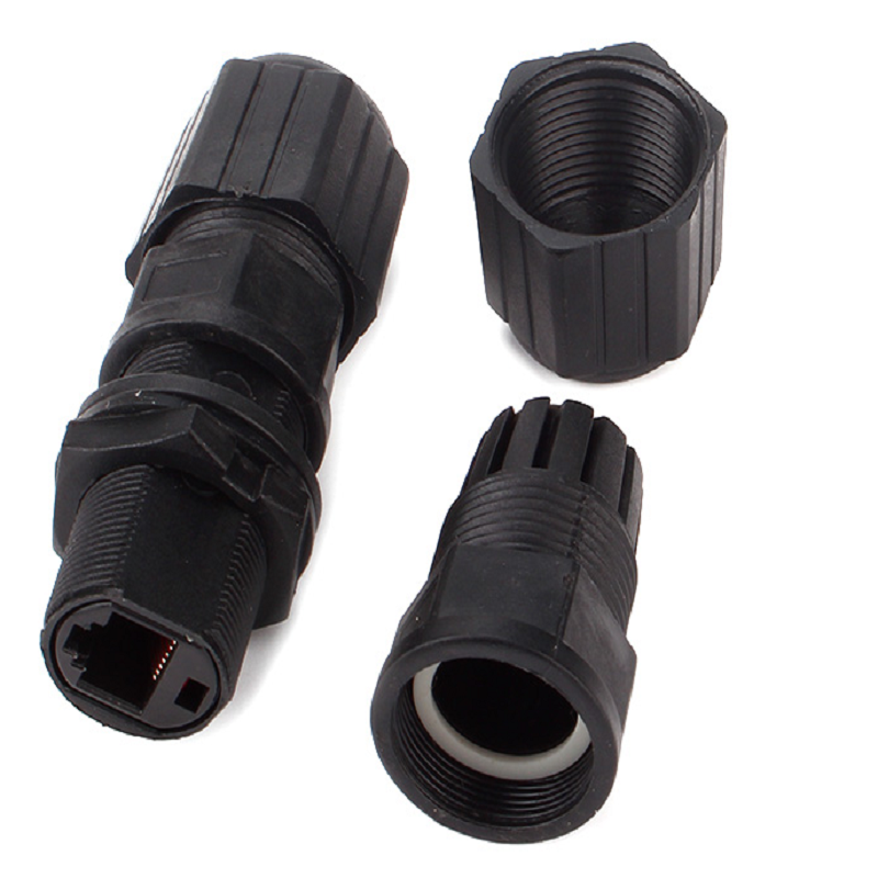 RJ45以太网络防水连接器转接母座