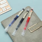 直液式 走珠笔0.5mm中性笔学生用速干笔黑色水笔红色笔蓝色水性笔