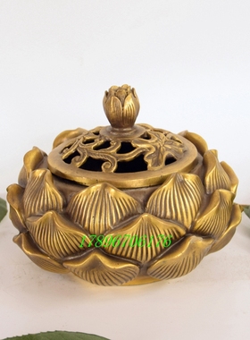 盘香炉工艺品摆件居室纯铜