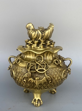 黄铜净化空气仿古书房古朴典雅