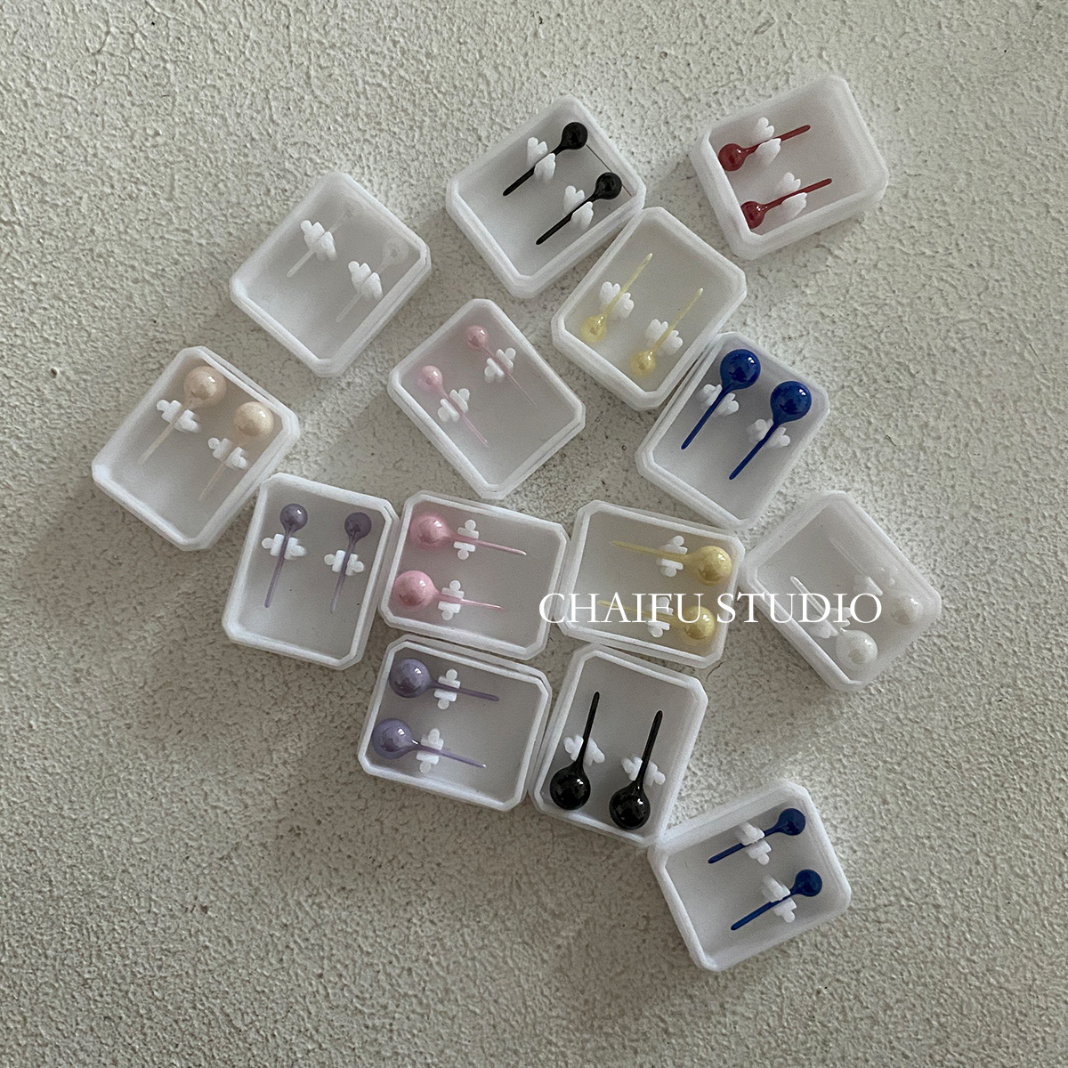 豆豆耳钉叠戴小巧日常防过敏