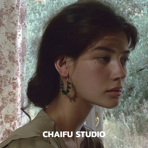 法式仙女风串珠亮片耳环