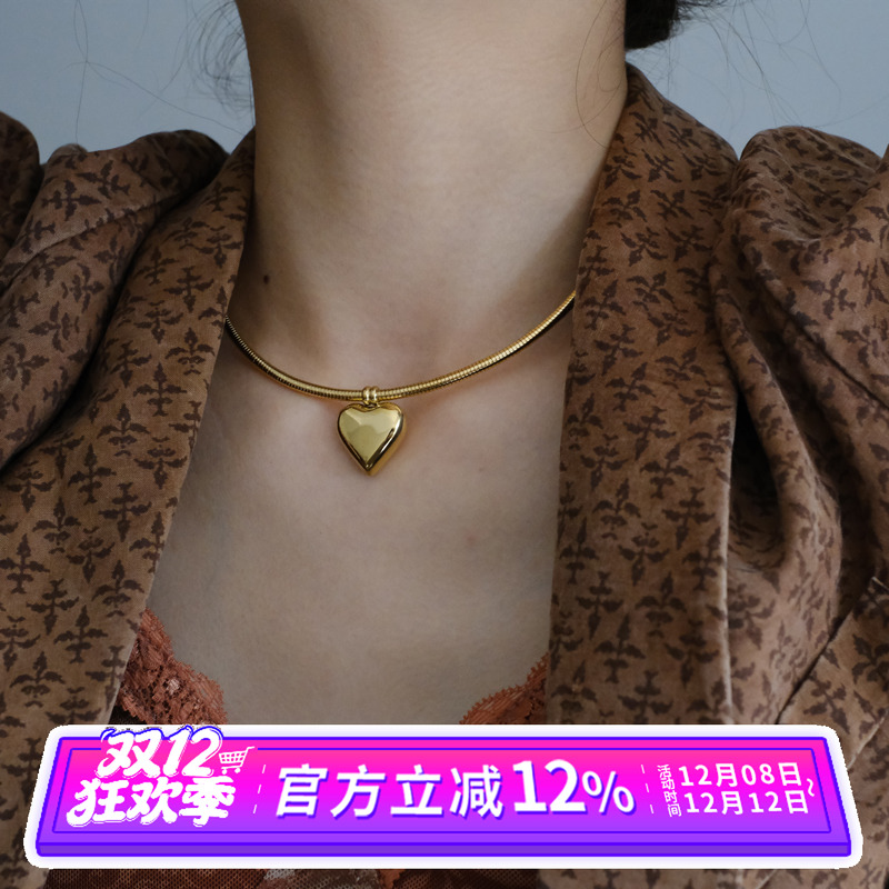 法式复古vintage不褪色项链