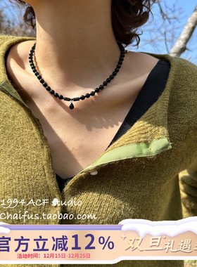 韩系小香风轻奢串珠颈链