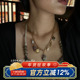 X549 美式 复古爱心海洋元 柴夫工作室 素项链小众个性 辣妹锁骨链