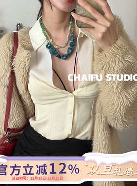 复古风绿野仙踪串珠叠戴项链