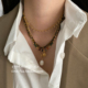 知性项链可叠戴气质温柔锁骨链 优雅复古法式 柴夫工作室 X495