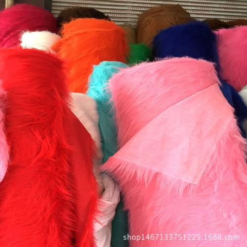 人造皮草毛绒布料柜台展