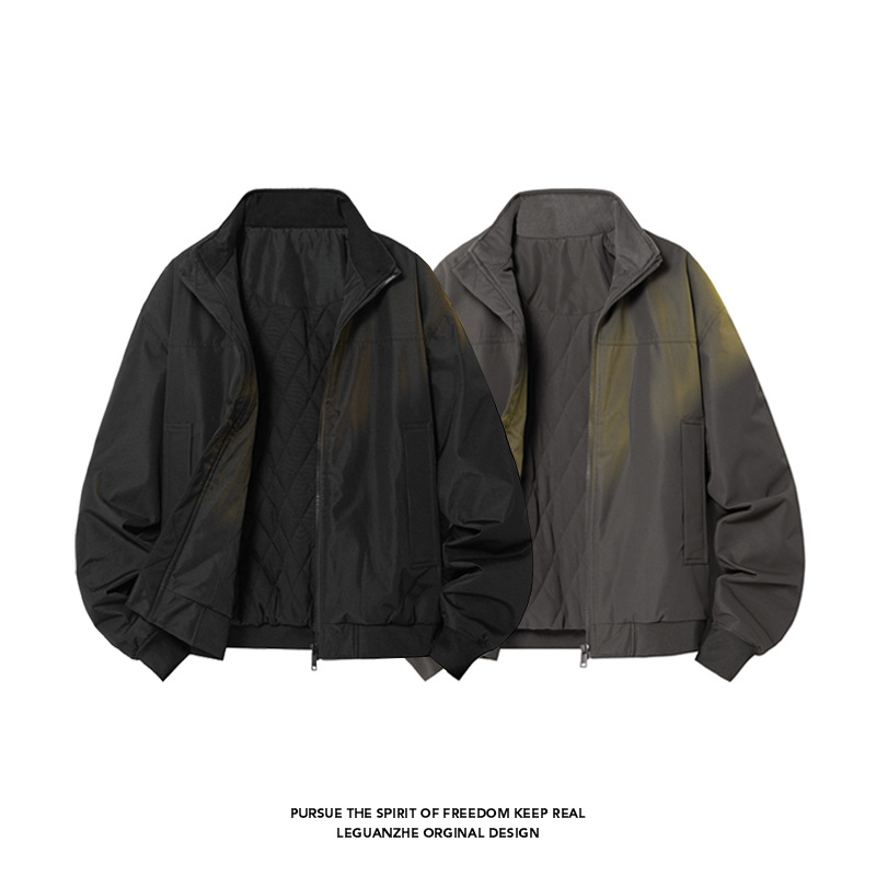 美式复古飞行员夹克棉服男cleanfit高级感痞帅短款棉衣加厚外套潮