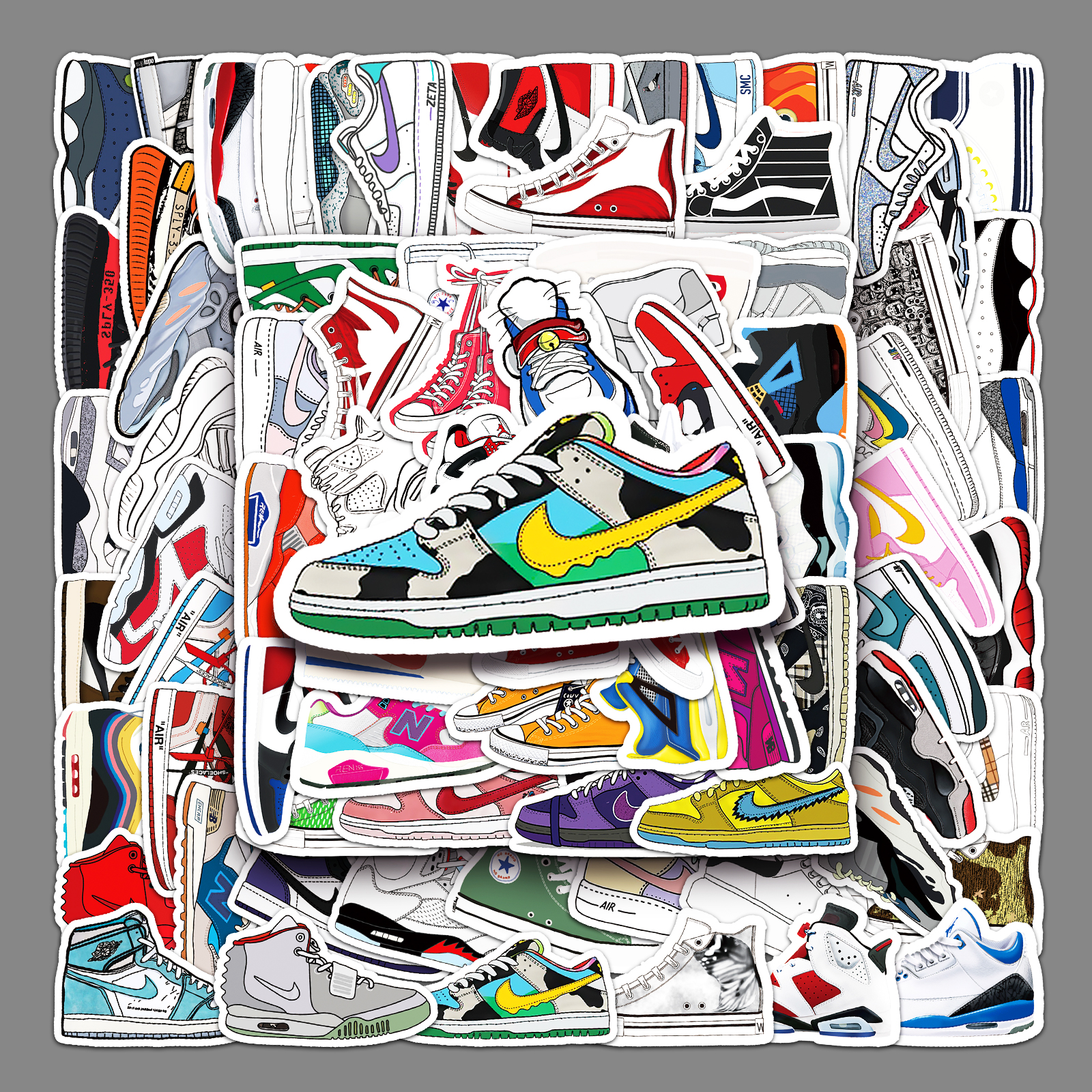 84张潮牌球鞋行李箱贴纸